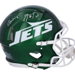 New York Jets Autographed Items | Helmets^Aaron Rodgers & Garrett Wilson Autographed 2024 Riddell Speed Authentic Helmet