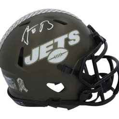 New York Jets Autographed Items | Helmets^Aaron Rodgers Autographed Riddell 2022 Salute To Service Speed Mini Helmet