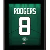New York Jets Wall Art | Plaques^Aaron Rodgers 10.5" X 13" Jersey Number Sublimated Player Plaque