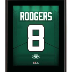 New York Jets Wall Art | Plaques^Aaron Rodgers 10.5" X 13" Jersey Number Sublimated Player Plaque