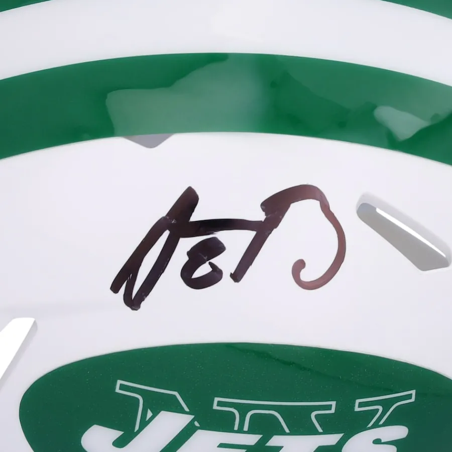 New York Jets Autographed Items | Helmets^Aaron Rodgers Autographed 2024 Riddell Alternate Speed Mini Helmet