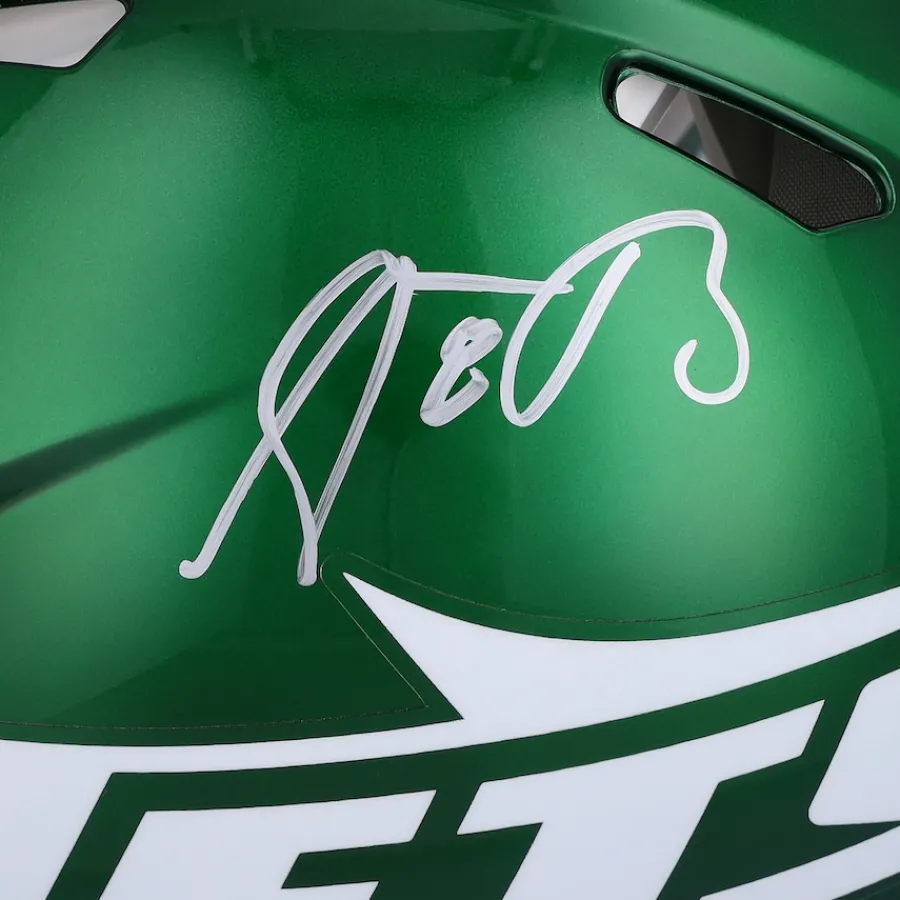 New York Jets Autographed Items | Helmets^Aaron Rodgers Autographed 2024 Riddell Speed Authentic Helmet