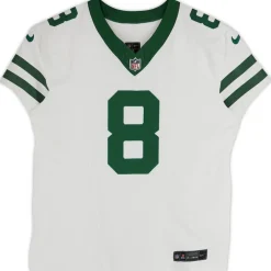 New York Jets Autographed Items | Collectible Jerseys^Aaron Rodgers Autographed White F.U.S.E. Nike Elite Jersey