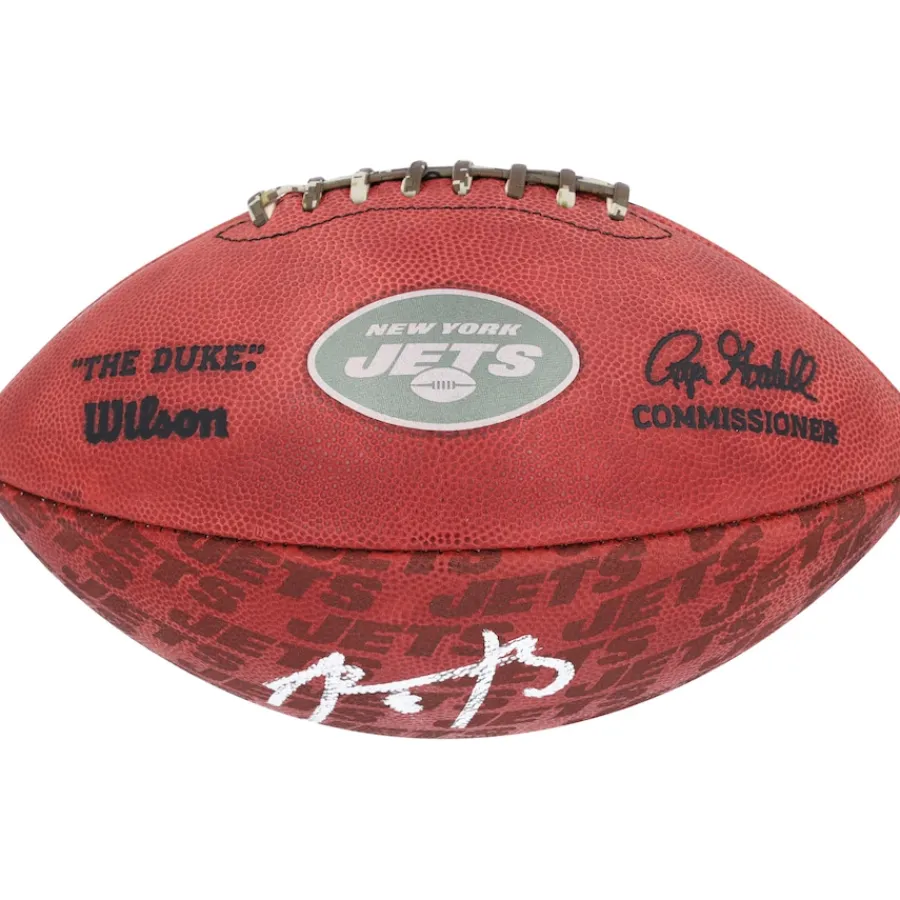 New York Jets Autographed Items | Footballs^Aaron Rodgers Autographed Duke Showcase Football