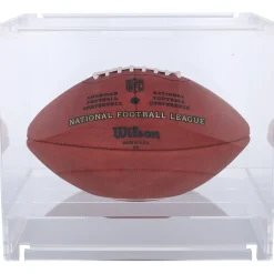 New York Jets Display Cases^Acrylic Stackable And Collapsible Football Display Case
