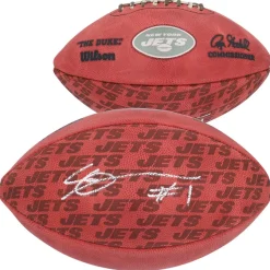 New York Jets Autographed Items | Footballs^Ahmad Sauce Gardner Autographed Duke Showcase Football