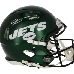 New York Jets Autographed Items | Helmets^Ahmad Sauce Gardner Autographed Riddell Speed Authentic Helmet