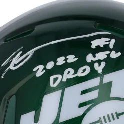 New York Jets Autographed Items | Helmets^Ahmad Sauce Gardner Autographed Speed Mini Helmet With 