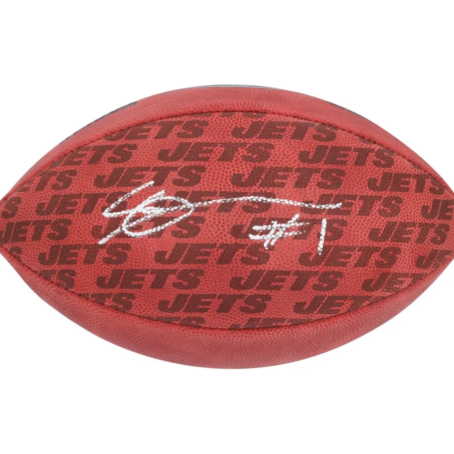 New York Jets Autographed Items | Footballs^Ahmad Sauce Gardner Autographed Duke Showcase Football