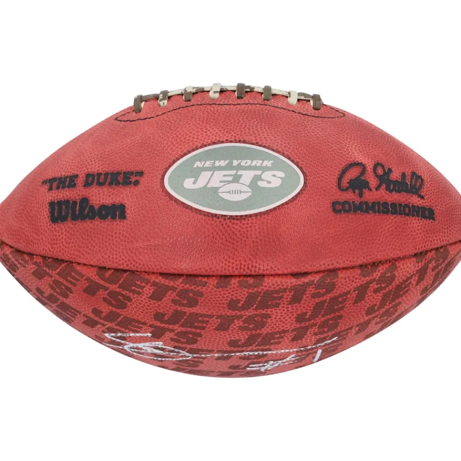 New York Jets Autographed Items | Footballs^Ahmad Sauce Gardner Autographed Duke Showcase Football