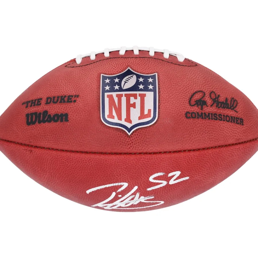 New York Jets Autographed Items | Footballs^Ahmad Sauce Gardner Autographed Wilson Duke Full Color Football With "2022 NFL DROY" Inscription