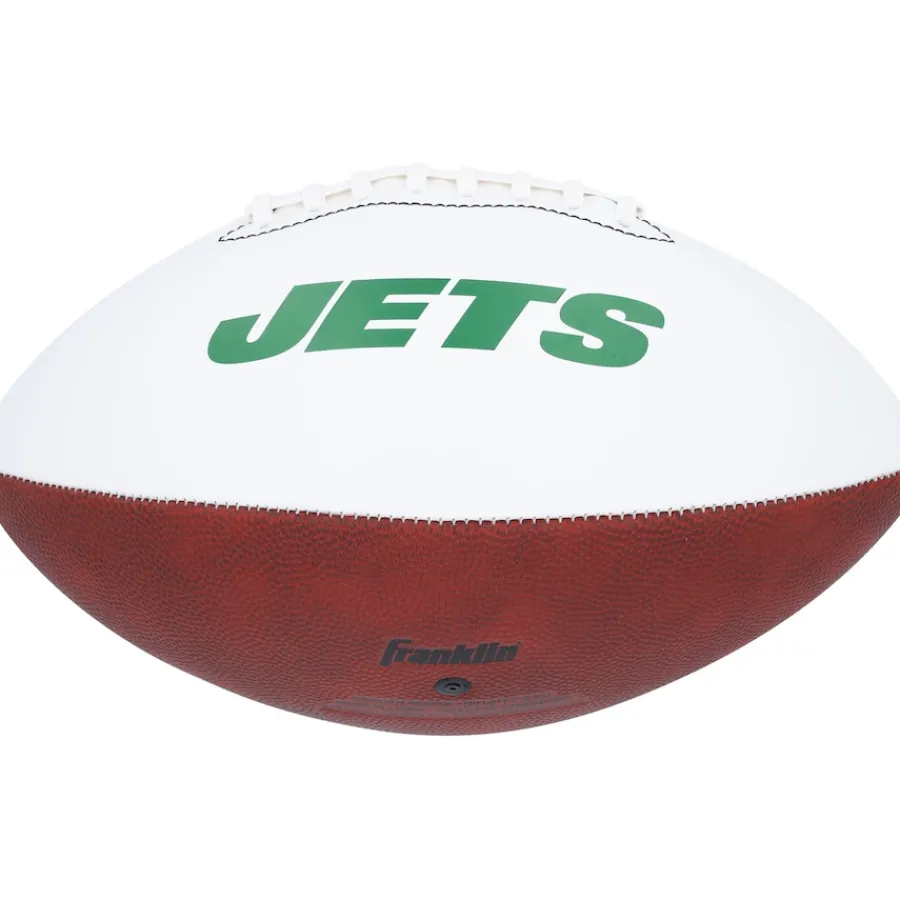New York Jets Autographed Items | Footballs^Ahmad Sauce Gardner Autographed Franklin White Panel Football