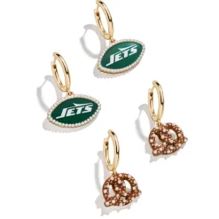 Women New York Jets Accessories | Jewelry^BaubleBar Set Of Two Earrings