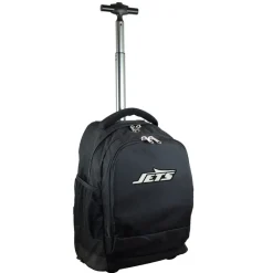 New York Jets Travel | School Supplies^Black 19'' Premium Wheeled Backpack