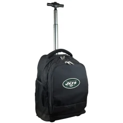 New York Jets Travel | School Supplies^Black 19'' Premium Wheeled Backpack