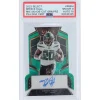 New York Jets Trading Cards^Breece Hall Autographed 2022 Panini Select Green Die-Cut #RS-BH #4/5 PSA Authenticated 8/10 Rookie Card