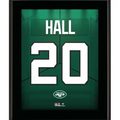 New York Jets Wall Art | Plaques^Breece Hall 10.5" X 13" Jersey Number Sublimated Player Plaque