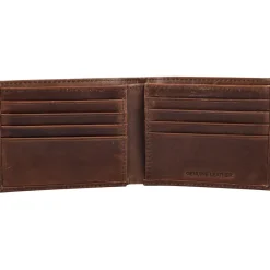 New York Jets Accessories | Checkbooks-Wallets^Brown Bifold Leather Wallet
