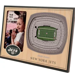 New York Jets Picture Frames & Albums^Brown 3D StadiumViews Picture Frame