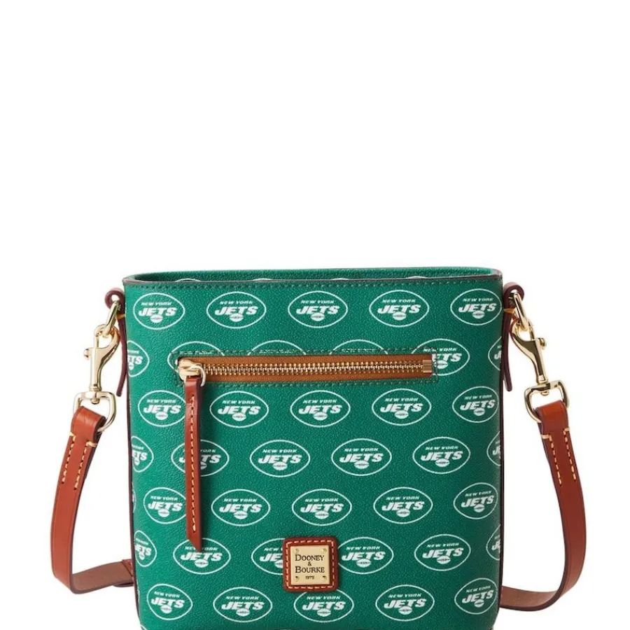 Women New York Jets Accessories | Purses^Dooney & Bourke Signature Small Zip Crossbody Purse