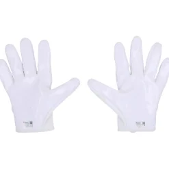 New York Jets Autographed Items^Garrett Wilson Autographed Game-Used White Adidas Gloves Vs. Atlanta Falcons On December 3, 2023