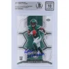 New York Jets Trading Cards^Garrett Wilson Autographed 2022 Panini Mosaic #311 Beckett Fanatics Witnessed Authenticated 10 Rookie Card With "2022 OROY" Inscription
