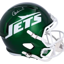 New York Jets Autographed Items | Helmets^Garrett Wilson Autographed 2024 Riddell Speed Replica Helmet
