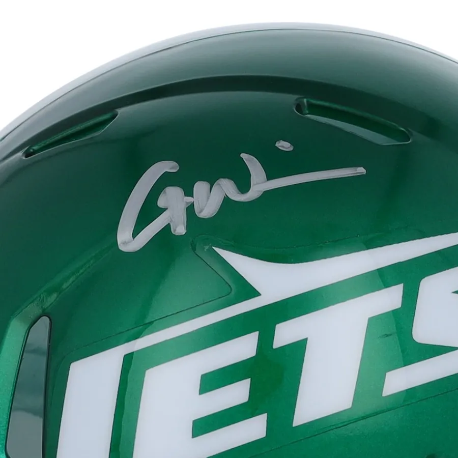 New York Jets Autographed Items | Helmets^Garrett Wilson Autographed Riddell 2023 Alternate Speed Mini Helmet