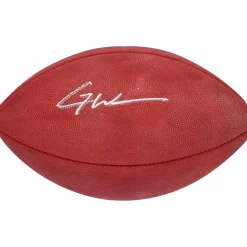 New York Jets Autographed Items | Footballs^Garrett Wilson Autographed Wilson Duke Full Color Logo Pro Football