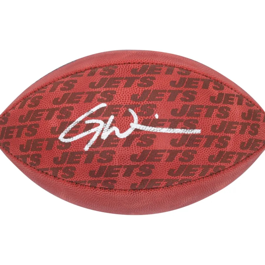 New York Jets Autographed Items | Footballs^Garrett Wilson Autographed Duke Showcase Football