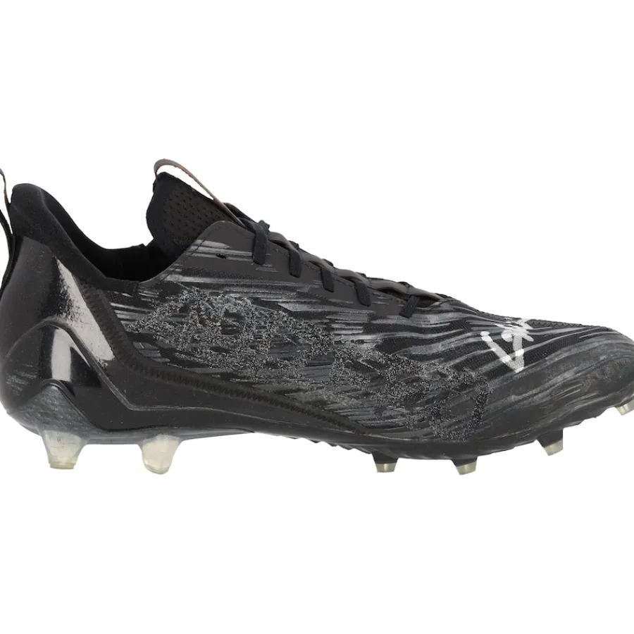 New York Jets Autographed Items | Cleats & Shoes^Garrett Wilson Autographed Game-Used Black Adidas Cleats From The 2023 NFL Season