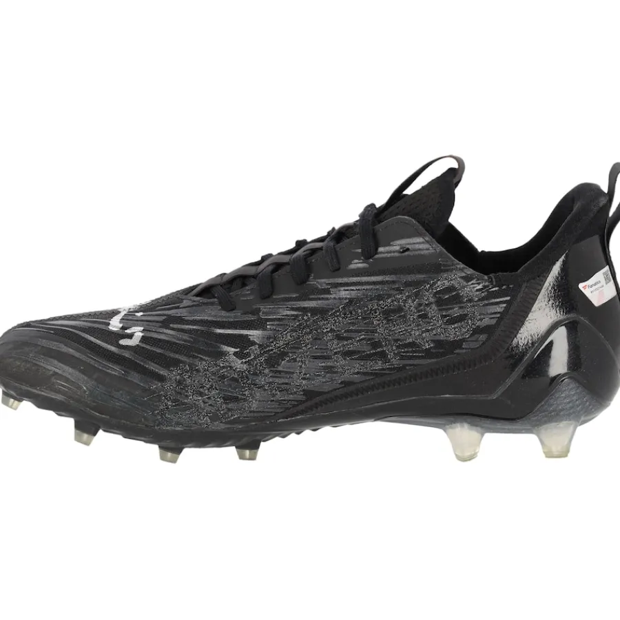 New York Jets Autographed Items | Cleats & Shoes^Garrett Wilson Autographed Game-Used Black Adidas Cleats From The 2023 NFL Season