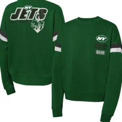 Kids New York Jets Sweatshirts & Fleece | Kids^Girl's Green Eternal Love Pullover Sweatshirt