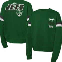 Kids New York Jets Sweatshirts & Fleece | Kids^Girl's Green Eternal Love Pullover Sweatshirt