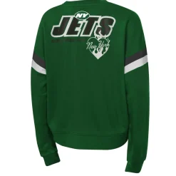 Kids New York Jets Sweatshirts & Fleece | Kids^Girl's Green Eternal Love Pullover Sweatshirt
