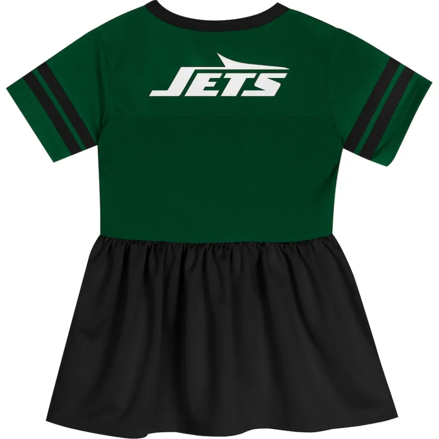 Kids New York Jets Dresses & Skirts^Girls Toddler Green Stadium Lights Fashion Jersey Dress