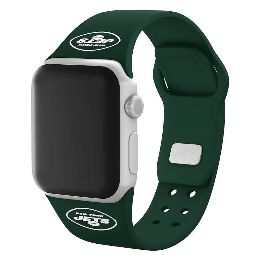 New York Jets Accessories | Accessories^Green Logo Silicone Apple Watch Band