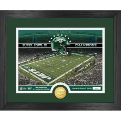 New York Jets Plaques^Highland Mint 13" X 16" Stadium Bronze Coin Photo Mint