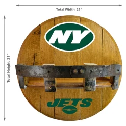New York Jets Furniture^Imperial 21'' Reclaimed Oak Bar Shelf