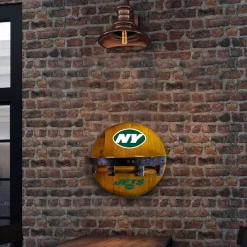 New York Jets Furniture^Imperial 21'' Reclaimed Oak Bar Shelf