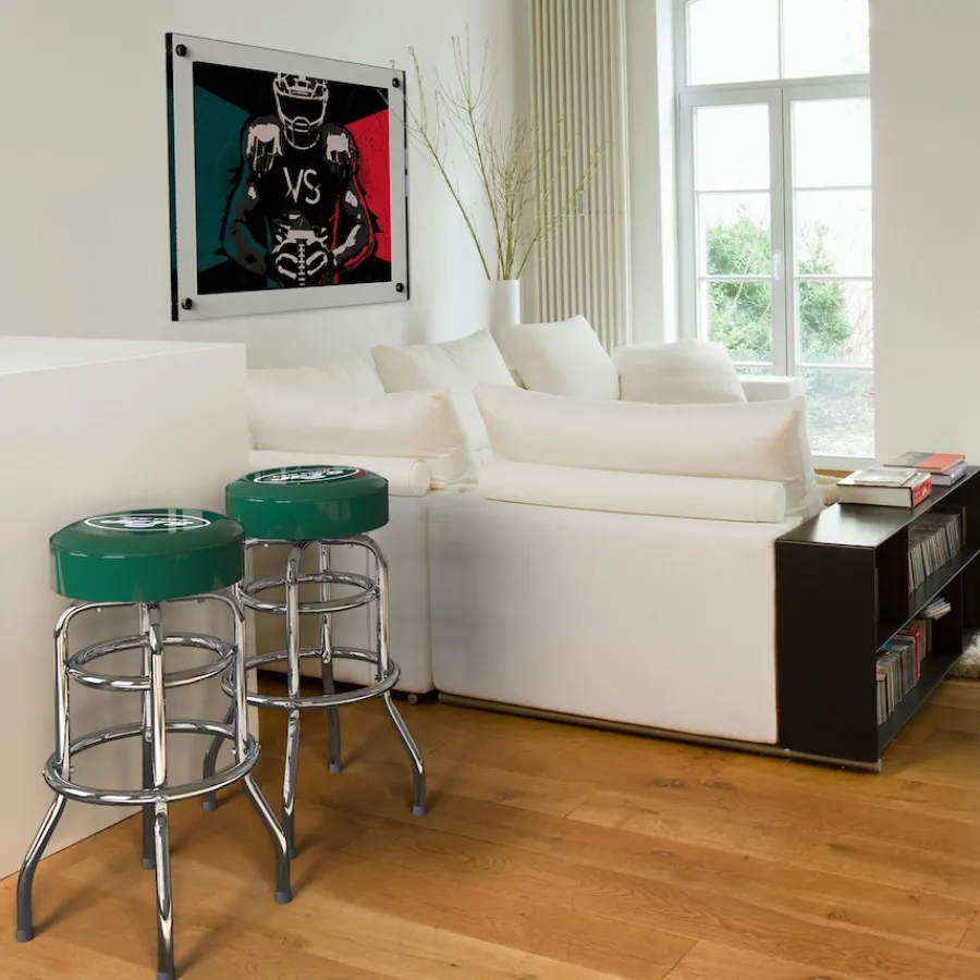 New York Jets Furniture^Imperial Team Chrome Bar Stool
