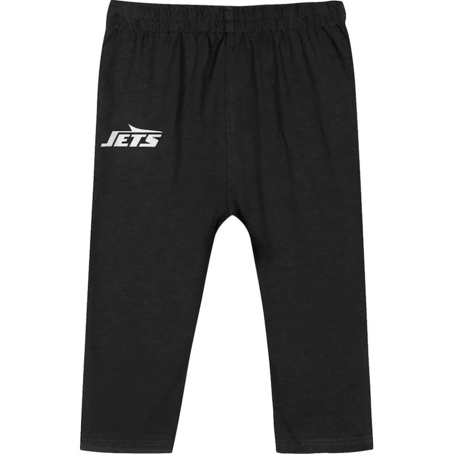 Kids New York Jets Rompers | Shorts & Pants^Infant Double Up Long Sleeve Bodysuit And Pants Set