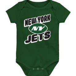 Kids New York Jets Rompers^Infant Play Day Three-Pack Bodysuit Set