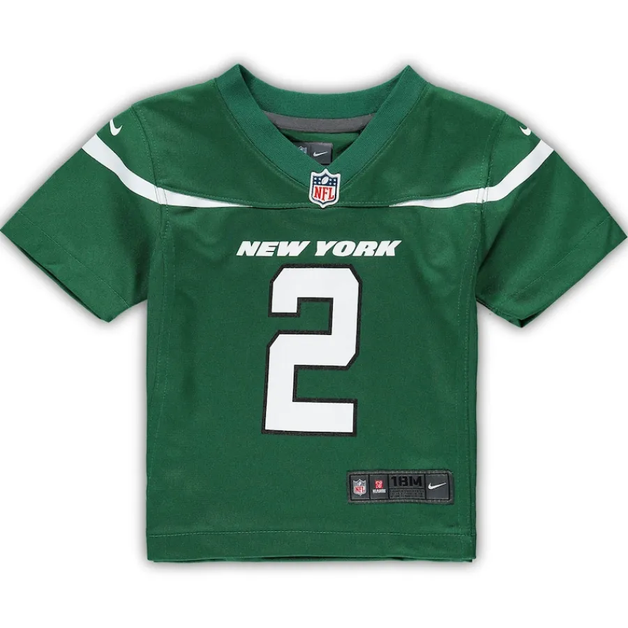 Kids New York Jets Jerseys | Kids^Infant Nike Zach Wilson Gotham Green Game Jersey