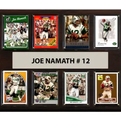 New York Jets Trading Cards^Joe Namath 12" X 15" Trading Card Plaque