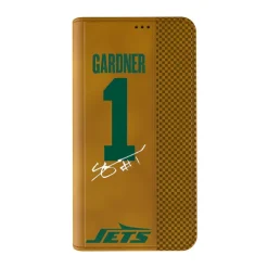 New York Jets Phone Cases | Electronics^Keyscaper Ahmad Sauce Gardner Brown Folio IPhone Case