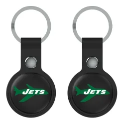 New York Jets Electronics | Electronics^Keyscaper Black Two-Pack AirTag Holders