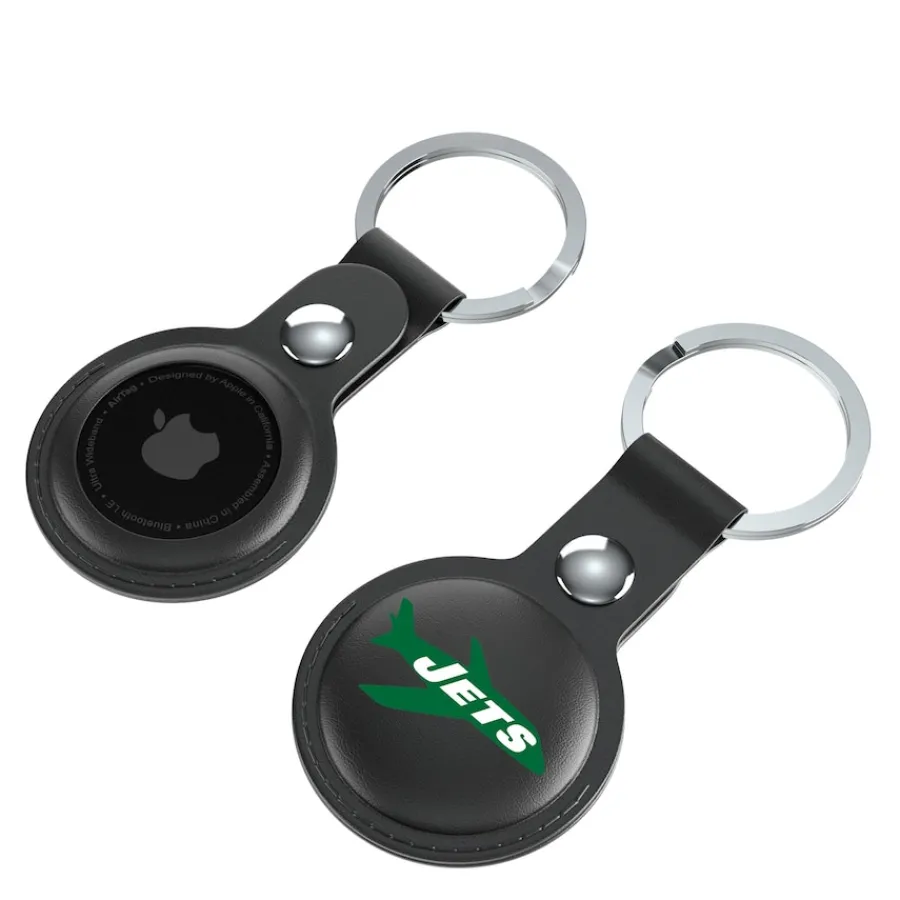 New York Jets Electronics | Electronics^Keyscaper Black Two-Pack AirTag Holders