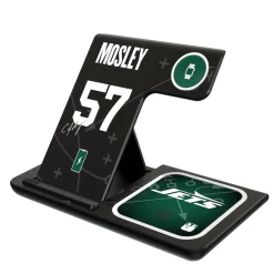 New York Jets Phone Cases | Electronics^Keyscaper C.J. Mosley Ready 3-in-1 Charging Station
