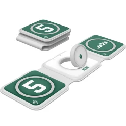 New York Jets Phone Cases | Electronics^Keyscaper Garrett Wilson 3-in-1 Foldable Charger
